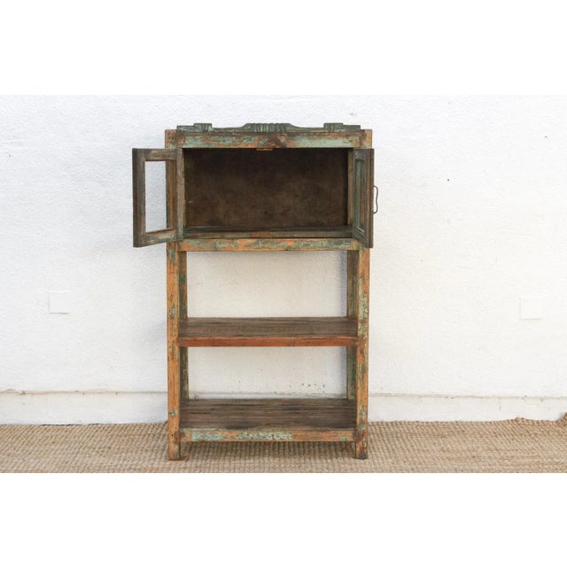 Antique French Colonial Etagere Cabinet For Sale - Image 4 of 9