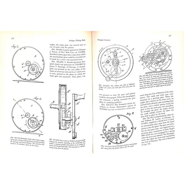 1980s "Antique Fishing Reels: Your Illustrated Guide to Identifying and Understanding u.s. Patented Models Through 1920" 1985 Vernon, Steven K. For Sale - Image 5 of 12