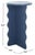 Modern Lilith Wavy Accent Table in Blue For Sale - Image 3 of 8