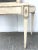 1970s Italian Postmodern Travertine Tesserae Console Table With Matching Mirror and Brass Trim For Sale In Philadelphia - Image 6 of 12