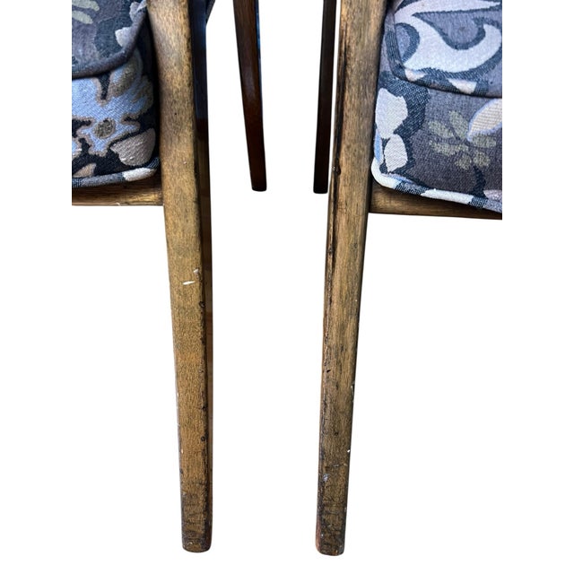 Harvey Probber Mid Century Ebonized Mahogany Dining Chairs - Set of 4 For Sale - Image 10 of 11