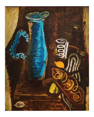 1940s After Georges Braque "The Blue Vase", First Edition Period Swiss Offset Lithograph