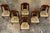 French 19th Century French Empire Style Mahogany Gondola Dining Chairs W/ Floral Tapestry - Set of 6 For Sale - Image 3 of 16