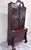 Traditional Antique Empire Flame Mahogany Secretary Desk and Bookcase For Sale - Image 3 of 18