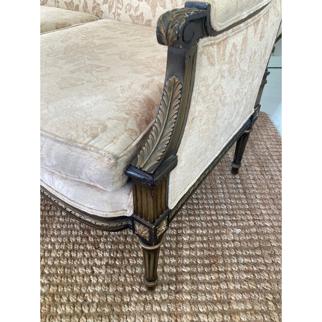 French Louis XVI Style Sofa - John Elgin Woolf For Sale - Image 9 of 12