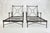 Modern Pair of Restoration Hardware "Catalina" Aluminum Outdoor Lounge Chairs For Sale - Image 3 of 16