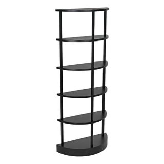 NOIR Spago Bookcase, Black Metal For Sale