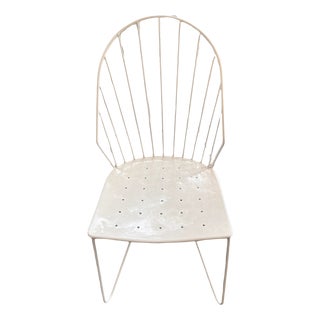 Mid-Century White Chair by Jowladar & v. Mödlhammer for Sonett, 1950s For Sale