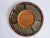 Brown Mid-Century Teak and Glass Serving Plate, Sweden, 1970s For Sale - Image 8 of 11