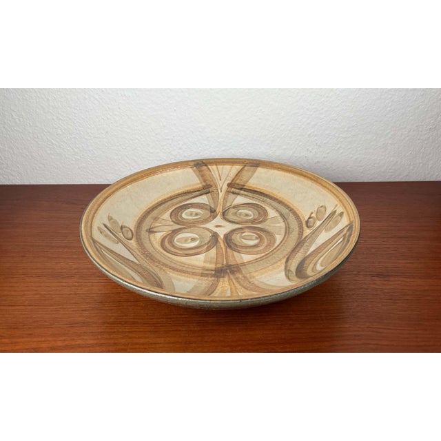 Large Mid-Century Modern Danish Studio Pottery Bowl from Søholm, 1960s For Sale - Image 10 of 16