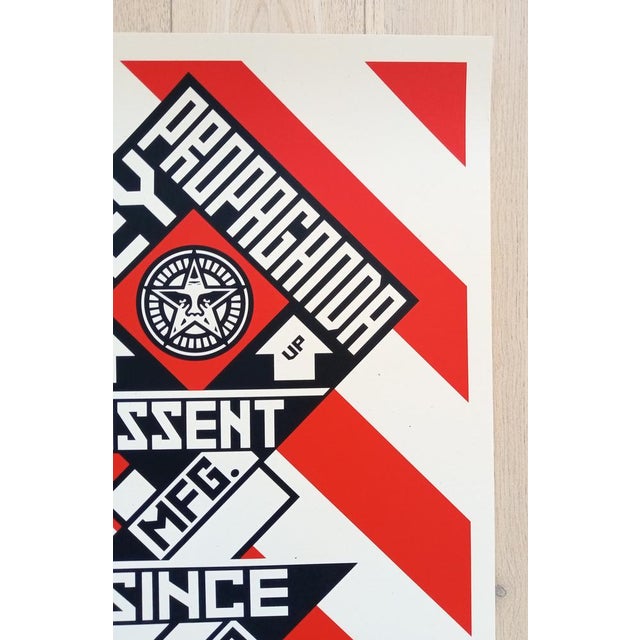 Shepard Fairey (Obey), Constructivist Banner, Screenprint For Sale - Image 5 of 7