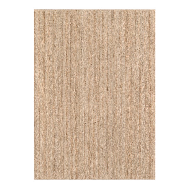 Erin Gates by Momeni Westshore Waltham Brown Natural Jute Area Rug - 9′6″ × 13′6″ For Sale