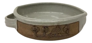 Artisan Signed Stoneware Planter