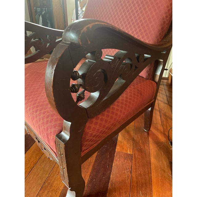 Early 19th Century Victorian Ball and Stick Chair For Sale - Image 4 of 8