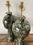 Late 20th Century Vintage Glazed Ceramic Lamps - A Pair For Sale - Image 5 of 12