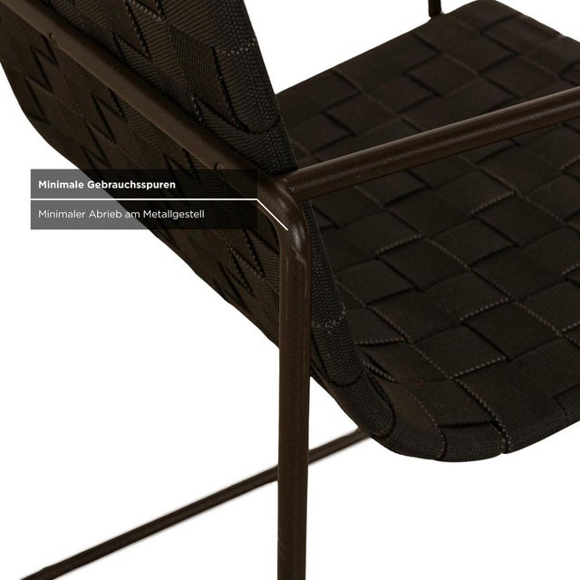 Andreu World Trenza Metal Chair For Sale - Image 6 of 12