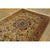 Persian 1940s Antique Beige Field Tortises Floral Tabriz Handknotted Silk Carpet Rug For Sale - Image 3 of 11
