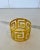 Greek Key Style Brass Napkin Rings Set of 12 For Sale - Image 4 of 5