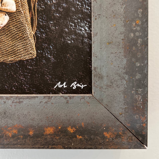 Moroccan Moroccan Bead Series in Metal Frame For Sale - Image 3 of 10