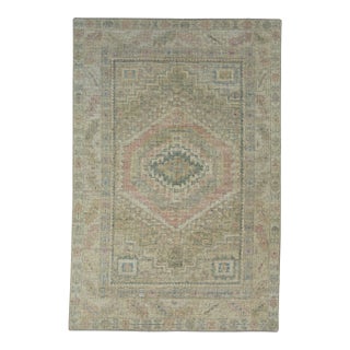 Turkish Oushak Rug 4'10" x 7'3" #17298 For Sale