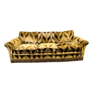 Vintage Velvet Sofa, 1970s For Sale