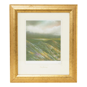 Philip Gray Impressionist Style LandHand Signed Print, 'Croagh Patrick, Co. Mayo'