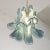 Metal Petal Suspension Lamp in Murano Glass Color and White Color, 1990s For Sale - Image 7 of 12