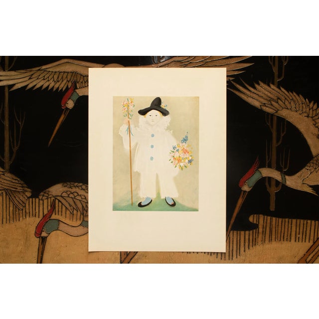 1957 After Pablo Picasso, "Paul as Pierrot" Period Full-Color Print For Sale In Dallas - Image 6 of 10