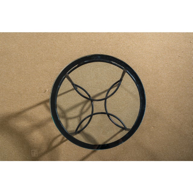 Metal Vintage Janus Et Cie Amalfi Collection Powder Coated Epoxy Coated Steel Finish Tables- a Pair For Sale - Image 7 of 8