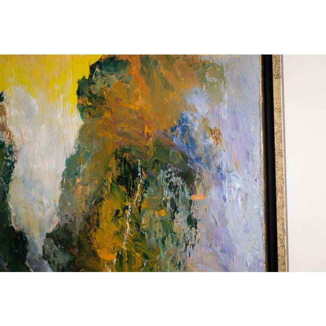 Abstract Landscape of Ancient China, 2001, Oil on Canvas For Sale - Image 10 of 12