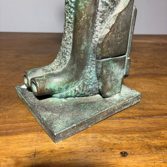 Horst Böhm, Modernist Sculpture Totem, 1983, Bronze For Sale - Image 16 of 18