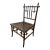 Napoleon III Faux Bamboo Painted Cane Low Chair, 19th Century For Sale