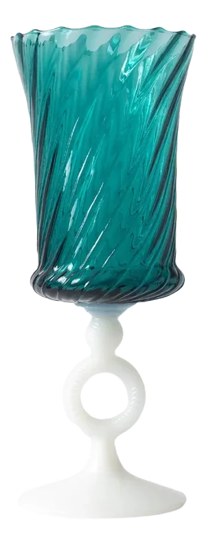 Mid-Century Italian Ring Stem Vase from Empoli, 1960s