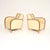 Mid-Century Modern Art Deco Swedish Leather and Satin Birch Armchairs, 1930s, Set of 2 For Sale - Image 3 of 13