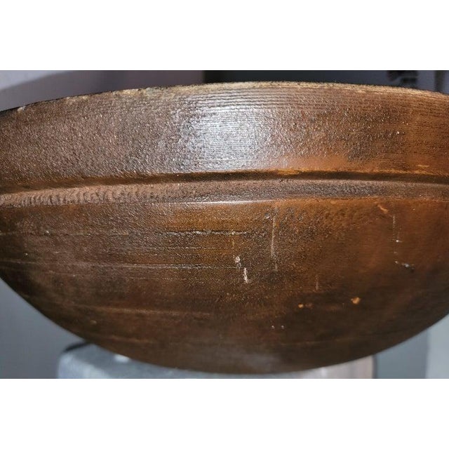 19th C Original Painted Bee Hive Butter Bowl For Sale - Image 4 of 6