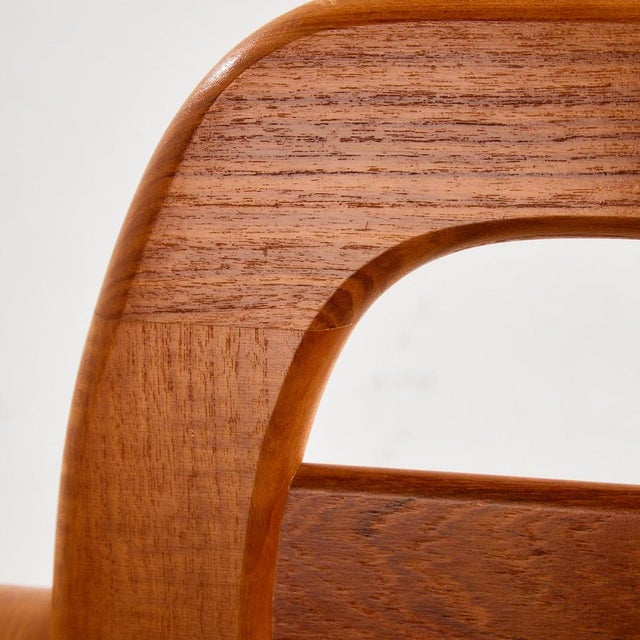 Three-Seater Sofa in Teak For Sale - Image 10 of 16