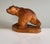 Brown Vintage Rustic Artisan Wooden Hand-Carved Brown Bear Figurine by Henning Engelsen, Norway, 1950s For Sale - Image 8 of 11