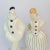 Art Deco Ceramic Sculptures of Pierrot and Colombina by Edouard Cazaux for Dax, 1920s, Set of 2 For Sale - Image 3 of 8