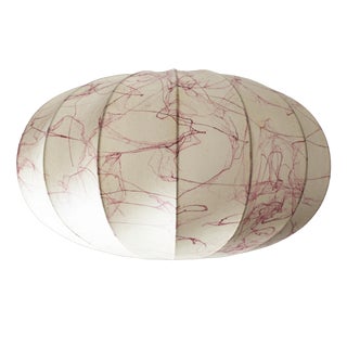 Mid-Century Modern Italian Coccoon Pendant Lampshade in Resin, 1960s For Sale