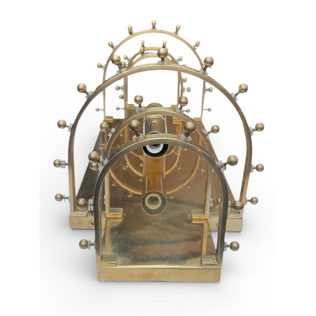 Brass Visual Comfort S 2651hab-Am Cadence Large Tiered Sconce in Hand Rubbed Antique Brass by Carrier and Company For Sale - Image 8 of 13