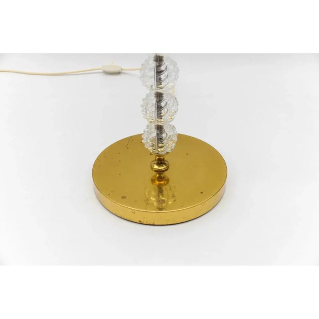 Mid-Century Modern Crystal Table Lamp Base, Germany, 1960s For Sale - Image 9 of 10