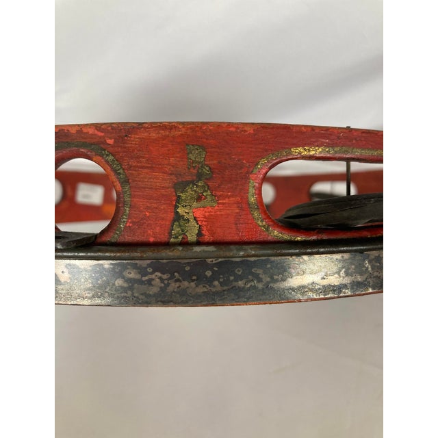 French Millereau Paris Antique French Tambourine Tambour De Basque 12in C1879-1911 For Sale - Image 3 of 13