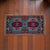 Rustic 1960s Vintage Small Turkish Rug Turquoise Kitchen Bathtoom Entry Decor 2x4 Ft Approx For Sale - Image 3 of 13