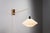Mid-Century Modern Suspendable Wall Lamp with Brass and Wood Details, 1960s For Sale - Image 3 of 15