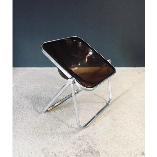 Brown Mid-Century Modern Plona Chair by Giancarlo Piretti for Castelli, Italy, 1970s For Sale - Image 8 of 18