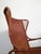 Brown Mid-Century Wicker Bergère Armchair attributed to Eugenia Alberti Reggio for Ciceri, 1950 For Sale - Image 8 of 14