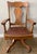 Antique Oak Swivel Desk Chair For Sale In Los Angeles - Image 6 of 6