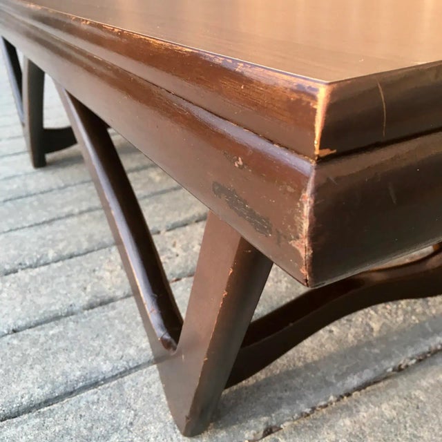 Adrian Pearsall Mid-Century Modern Sculptural Coffee Table / Bench Manner of Adrian Pearsall For Sale - Image 4 of 13
