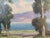 Impressionist Vintage Plein Air Oil Painting 1950s California Bay Area Coastal Scene For Sale - Image 3 of 10