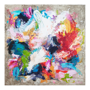 Contemporary Abstract Acrylics/Mixed Media on Canvas "Lumiere" by Carolina Alotus